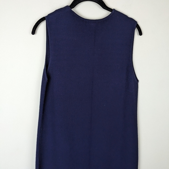 Something Navy Blue Navy coloured sweater dress small - Picture 10 of 12